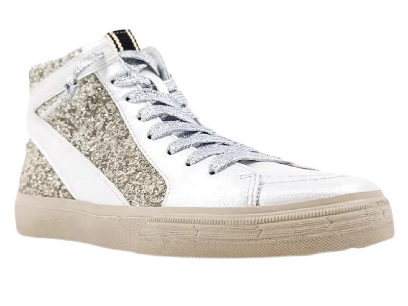 Casual Running Sneakers Shu Shop: Rooney in Pearl Glitter