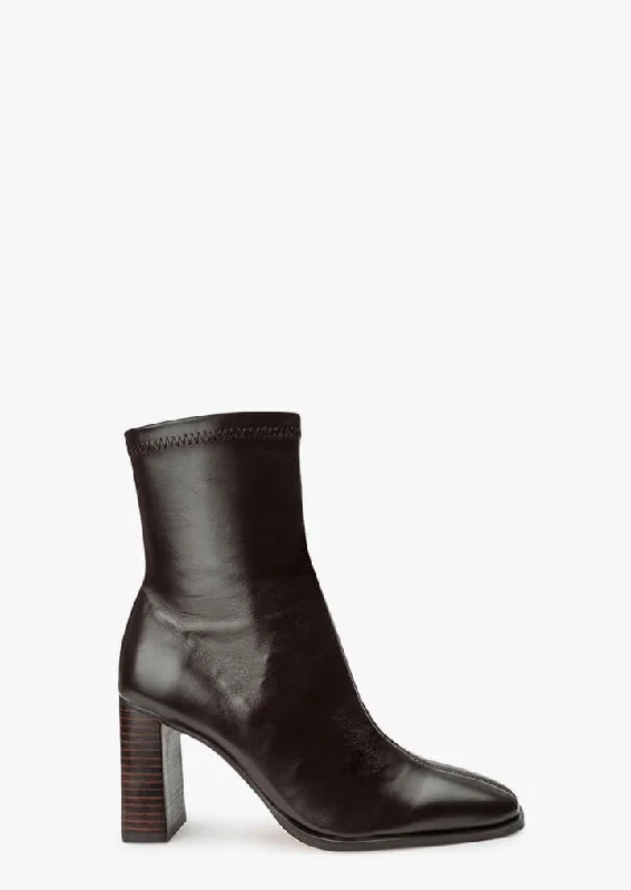 Comfortable Heeled Shoes Rover Chocolate Nappa