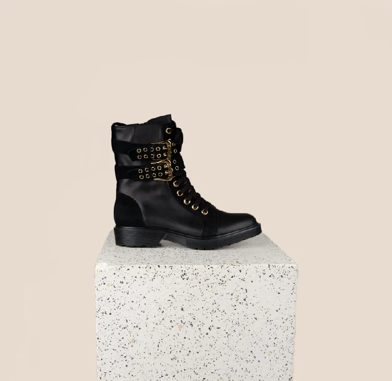 Trendy Boots Online Savona - Black Leather
