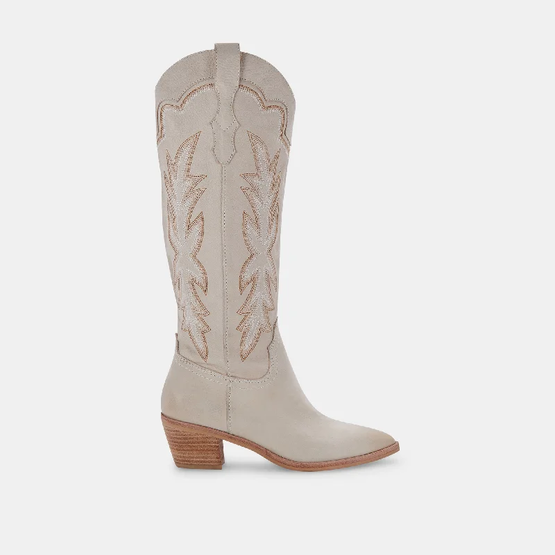 Fashionable Moccasins SHIREN BOOTS SAND NUBUCK