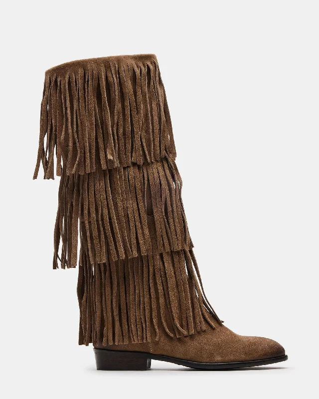 Stylish Casual Footwear SPUR TAUPE SUEDE