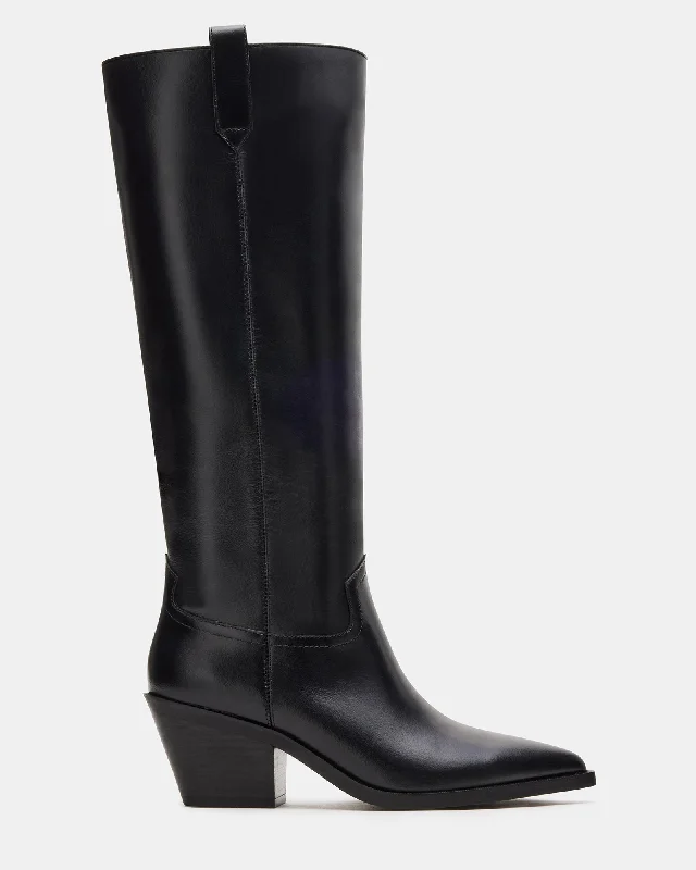 Formal Leather Shoes STALLION BLACK LEATHER