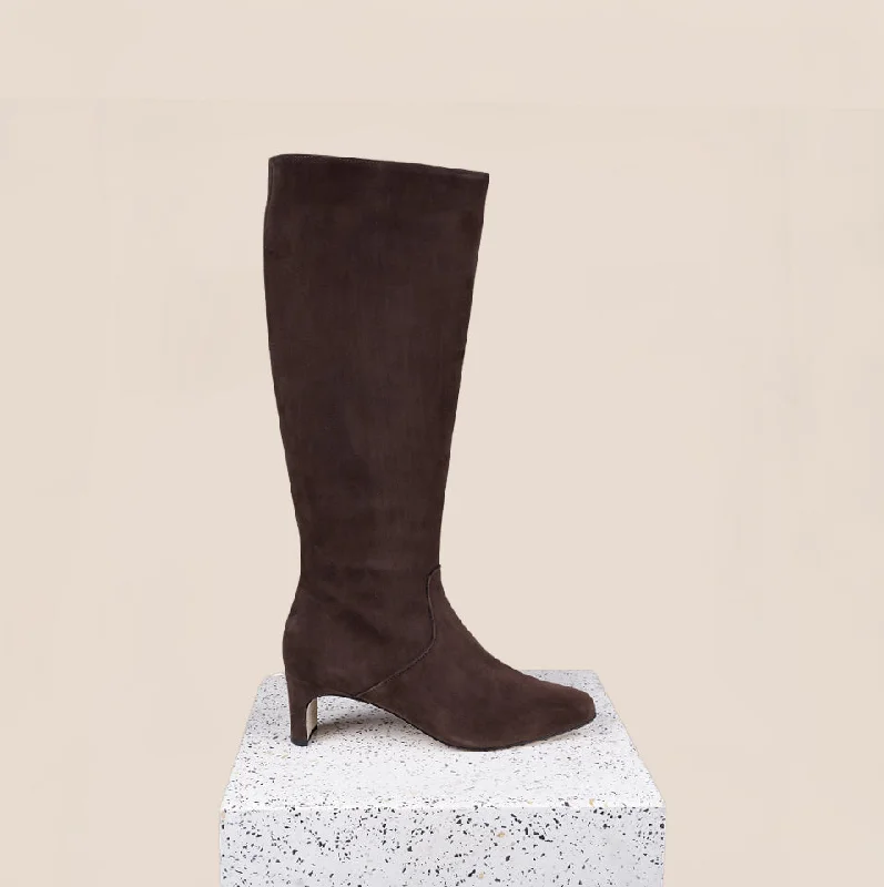 Trendy Sports Footwear Stella - Chocolate  Suede