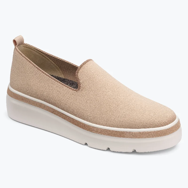 Comfortable Work Sneakers Sutton Knit Sneaker - Oatmeal