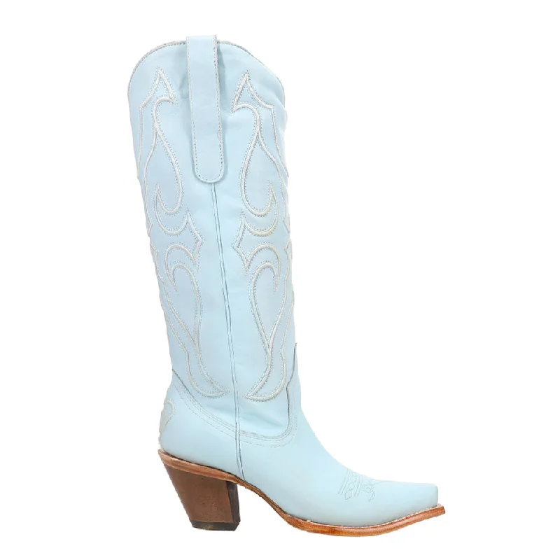 Stylish Winter Boots Tall Embroidered Snip Toe Cowboy Boots