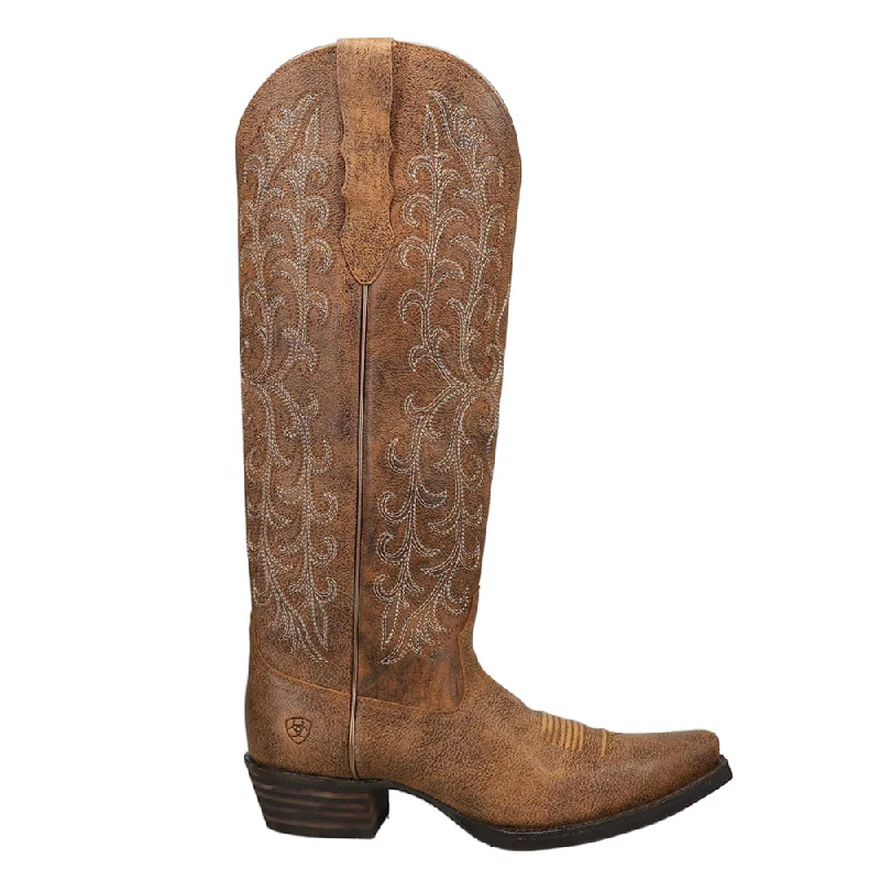 Casual Walking Boots Tallahassee Stretchfit Embroidery Snip Toe Cowboy Boots