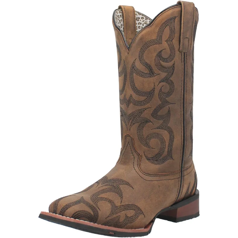 High Fashion Footwear Dan Post Women's Sariah Tan Scrolled Boots