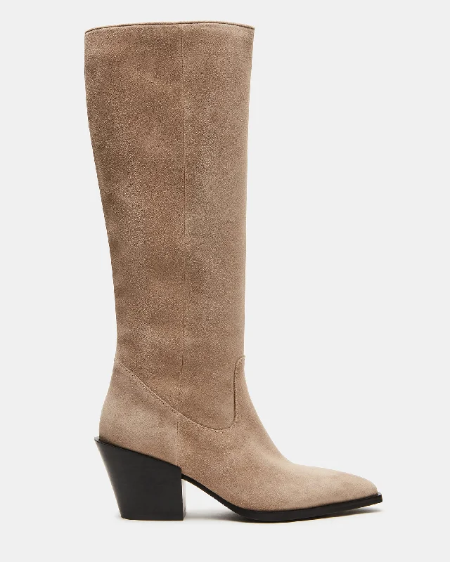 Comfortable Boots For Hiking TARA TAUPE SUEDE