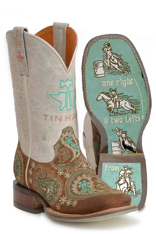 Chic High Heels Collection Tin Haul Womens Tan/White Leather Wildrags Near Home Cowboy Boots Chic High Heels Collection Tin Haul Womens Tan/White Leather Wildrags Near Home Cowboy Boots
