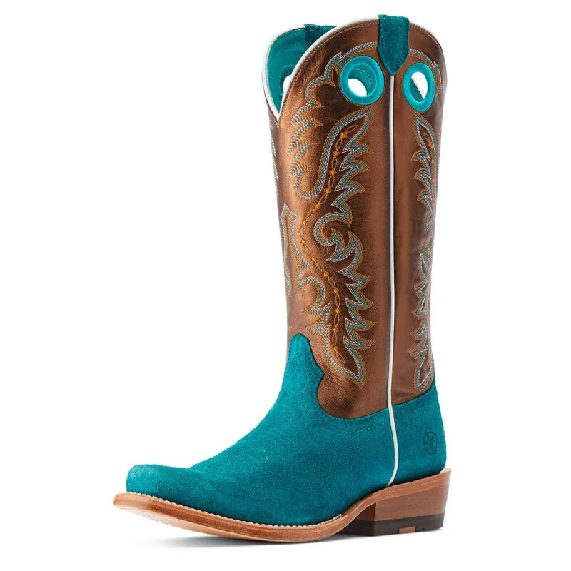 Comfortable Sandals For Summer Ariat Women's Turquoise and Gold Futurity Boon Boot