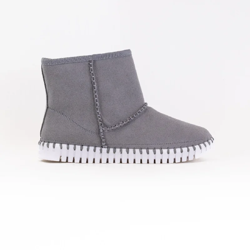 Comfortable Platform Boots Ilse Jacobsen Tulip 6175 (Women's) - Dark Shadow