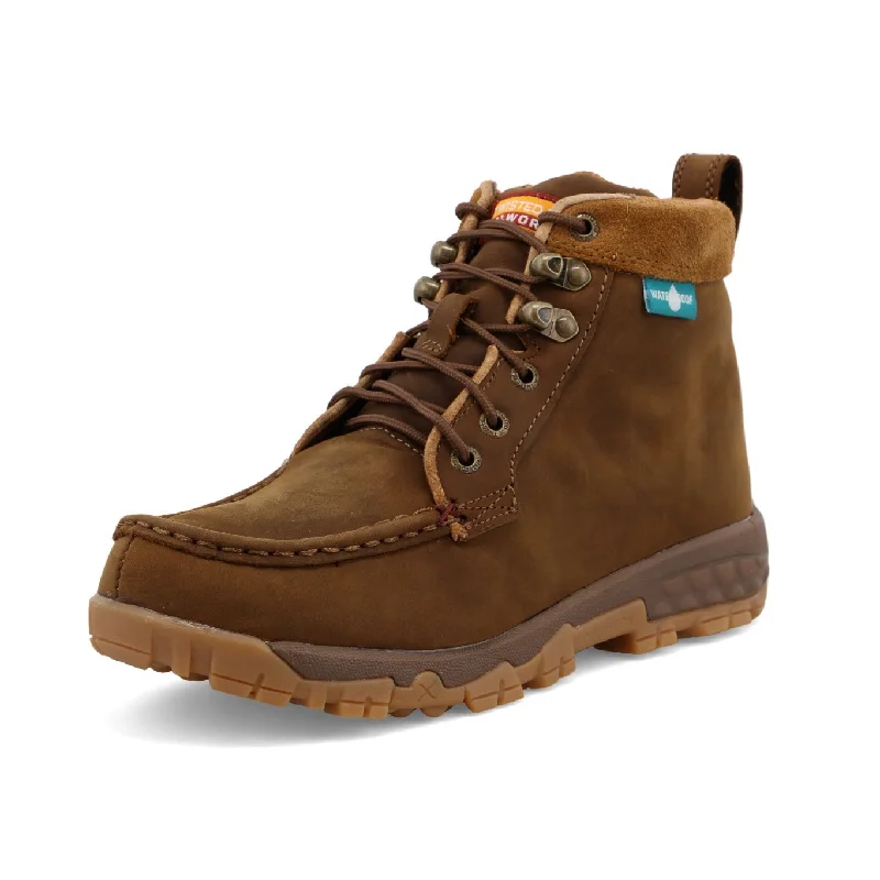 Running Shoes For Men Twisted X Women's Distressed Saddle 4" Waterproof Work Boot