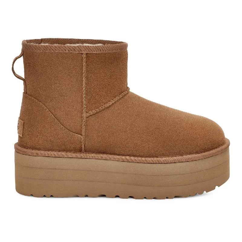 Slip-On Sneakers Collection UGG Women's Classic Mini Platform Chestnut