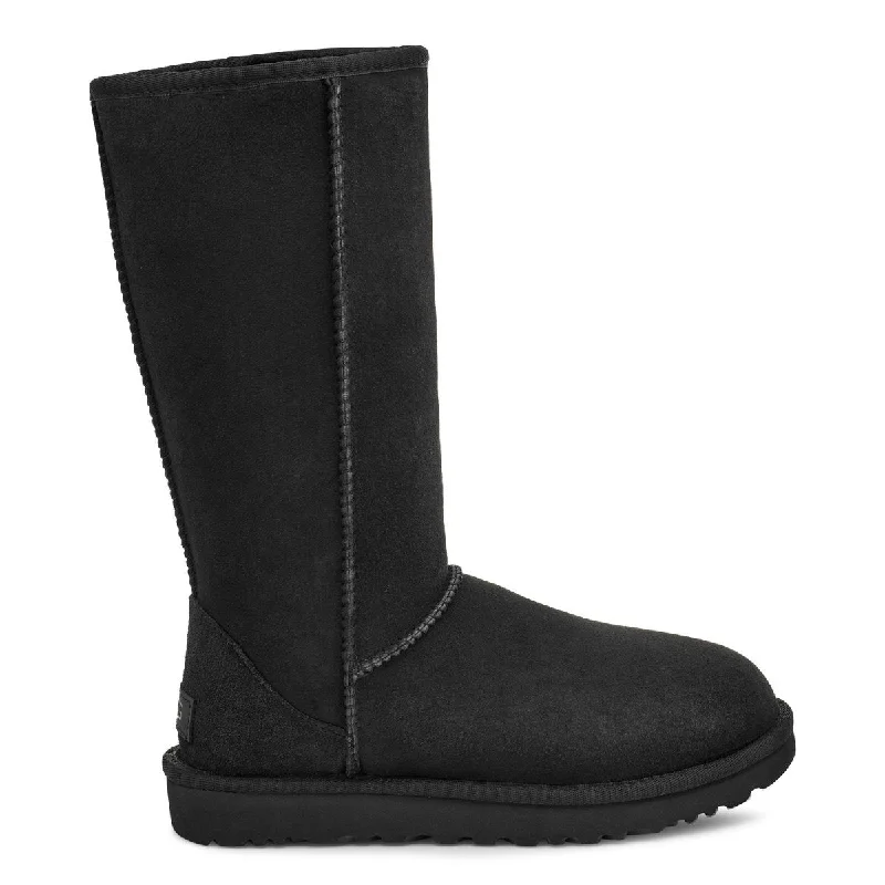 Comfortable Loafers For Men UGG Women's Classic Tall II Black