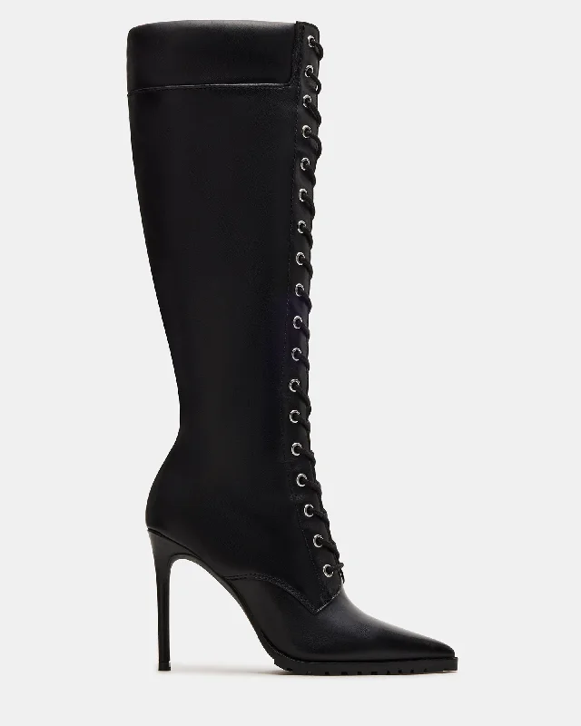Warm Winter Boots UTILITY BLACK LEATHER
