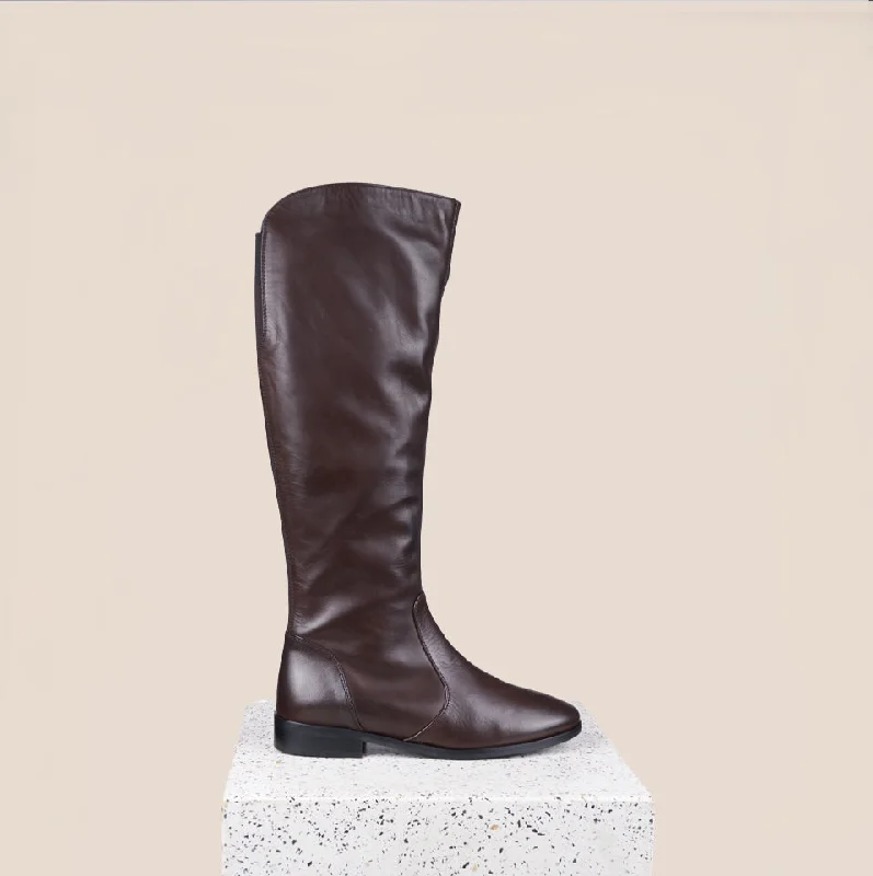 Luxury Boots For Sale Vittoria   - Chocolate Leather