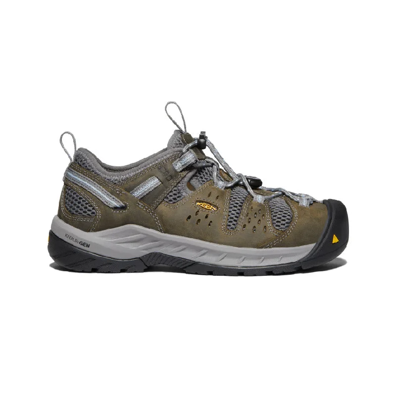 Casual Walking Boots Women's Atlanta Cool II ESD (Steel Toe)  |  Gargoyle/Blue Fog