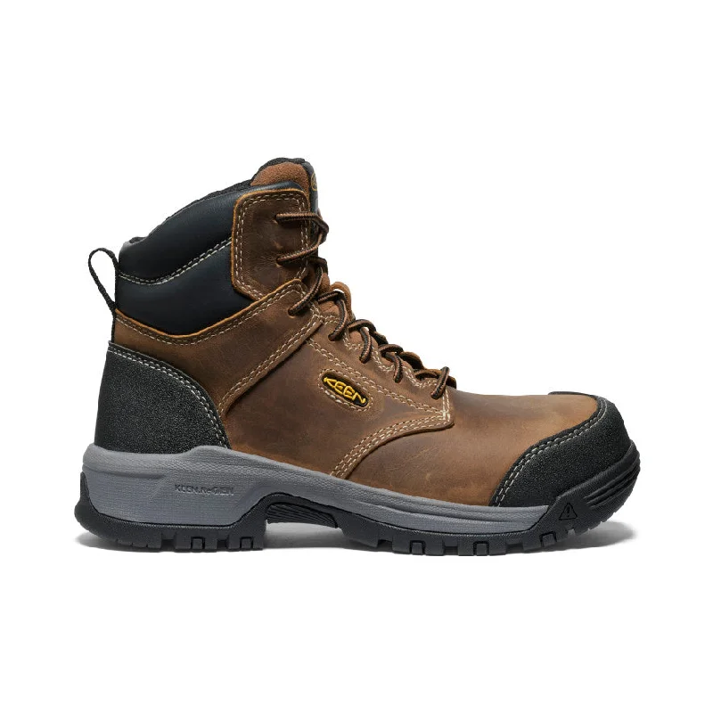 High Quality Sneakers Women's Evanston 6" ESD Boot (Carbon Toe)  |  Bison/Black