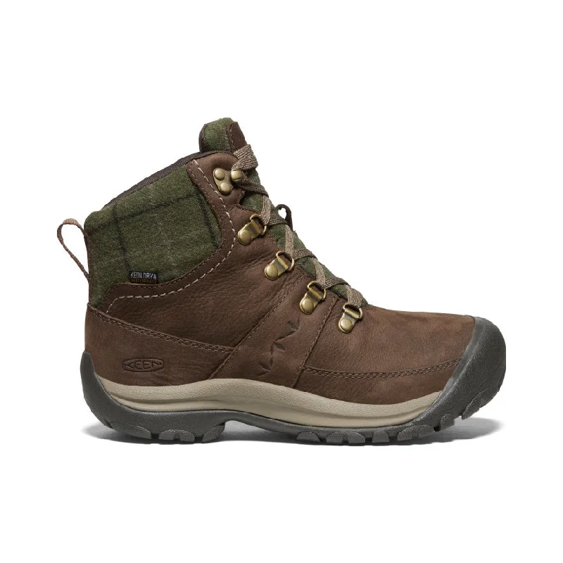Eco-Friendly Sneakers Women's Kaci III Winter Waterproof Boot | Dark Earth/Green Plaid Eco-Friendly Sneakers Women's Kaci III Winter Waterproof Boot | Dark Earth/Green Plaid