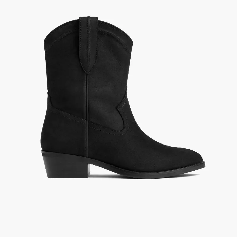 Comfortable Lace-Up Boots Liberty | Black Matte