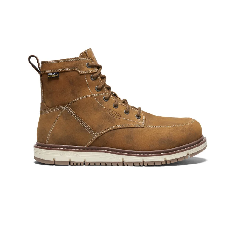 Cozy Indoor Slippers Women's San Jose 6" Waterproof Boot (Aluminum Toe) | Almond/Gum Cozy Indoor Slippers Women's San Jose 6" Waterproof Boot (Aluminum Toe) | Almond/Gum