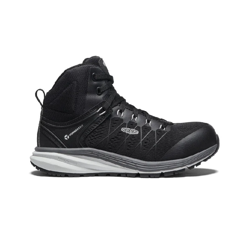Stylish Work Shoes Women's Vista Energy Mid (Carbon Toe)  |  Vapor/Black