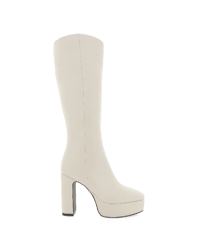 Luxury Boots For Sale XIMENA - CHALK